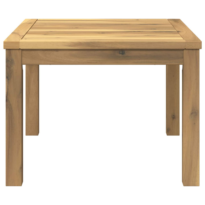 Sofabord Hvid 50 x 60,5 x 36 cm Massivt Akacietræ