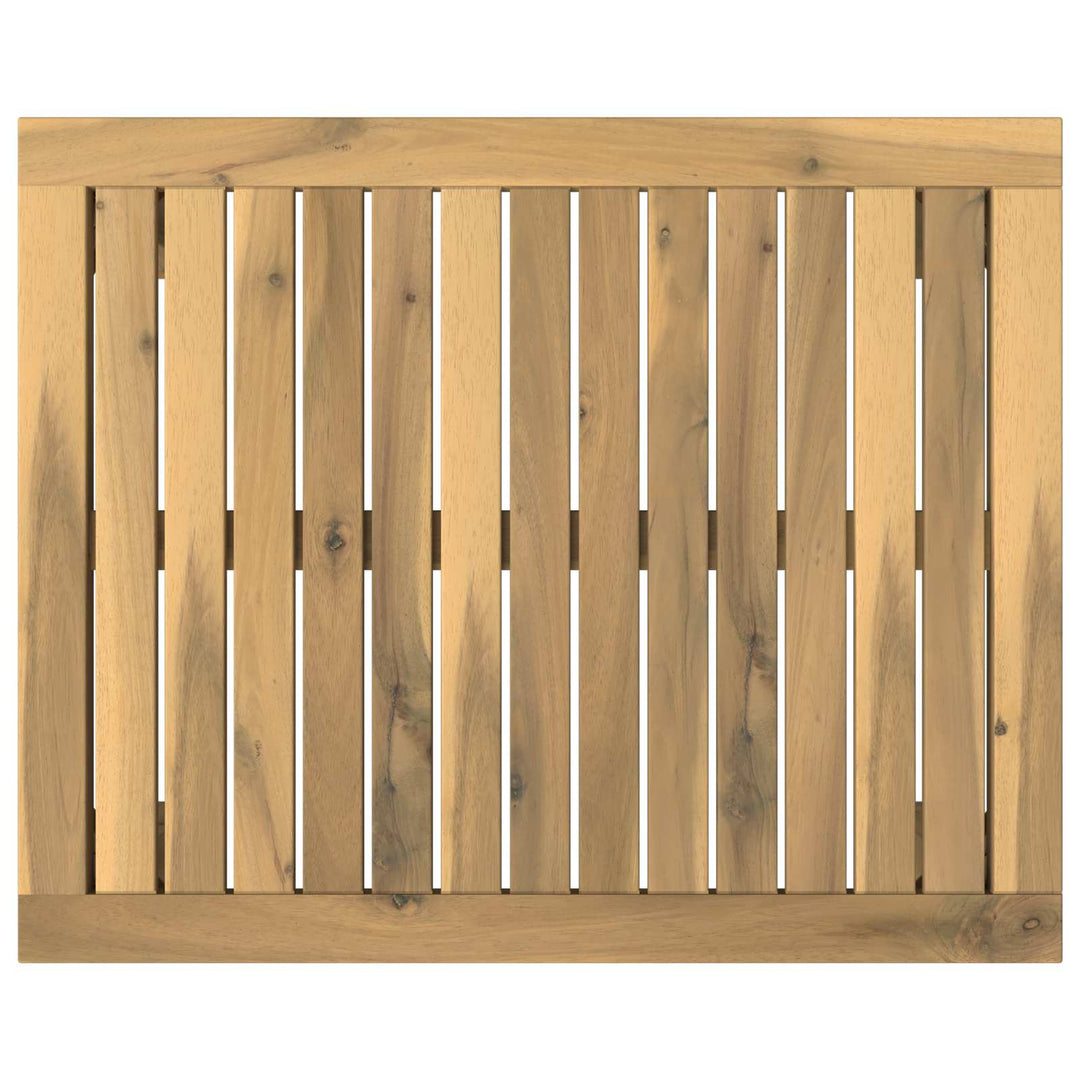 Sofabord Hvid 50 x 60,5 x 36 cm Massivt Akacietræ