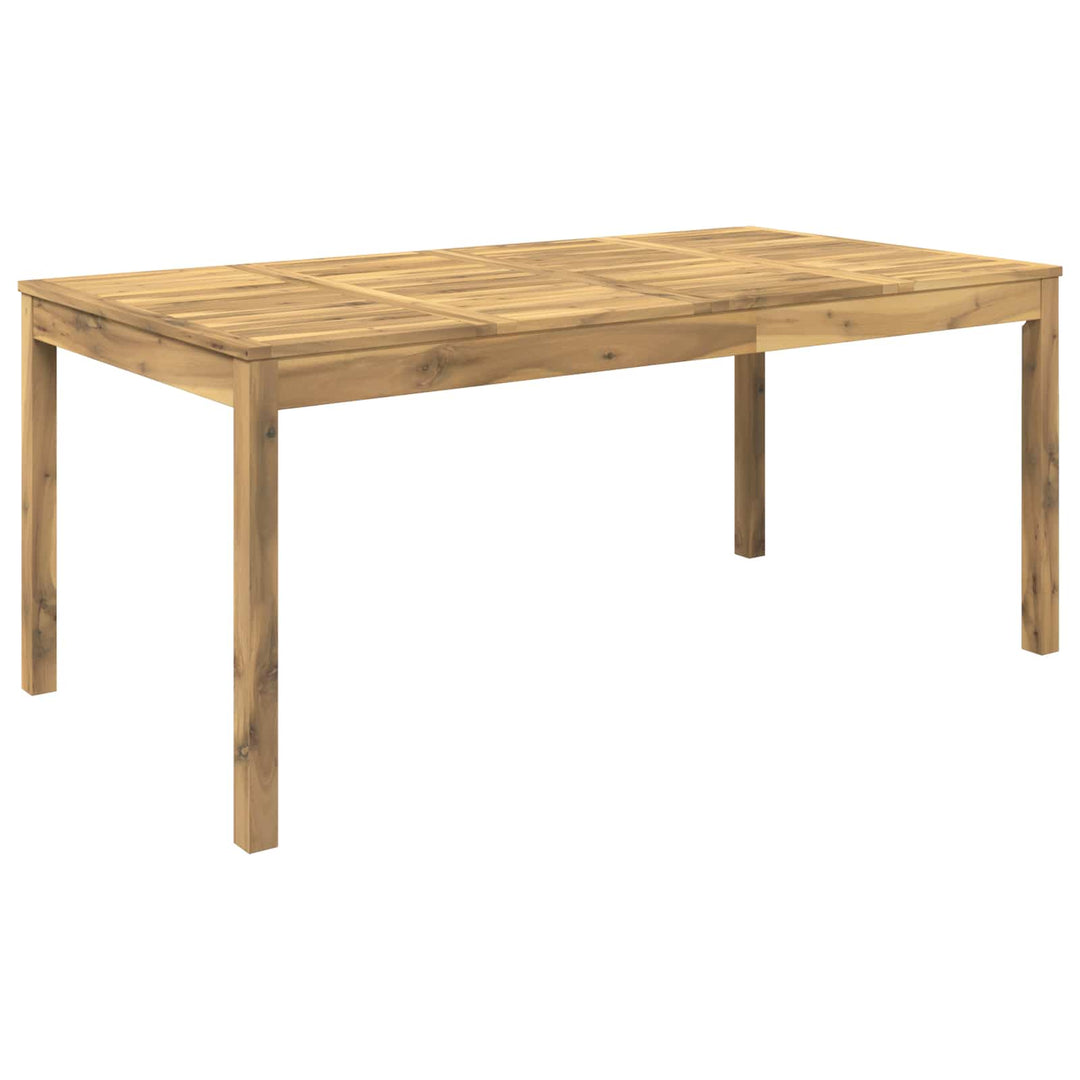 Havemiddagstabel Hvid 180 x 88,5 x 75 cm Massivt Akacietræ