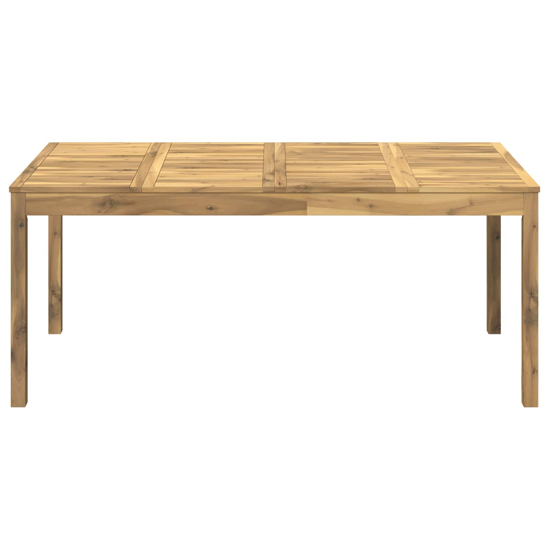 Havemiddagstabel Hvid 180 x 88,5 x 75 cm Massivt Akacietræ