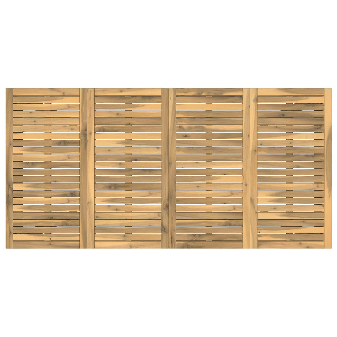 Havemiddagstabel Hvid 180 x 88,5 x 75 cm Massivt Akacietræ