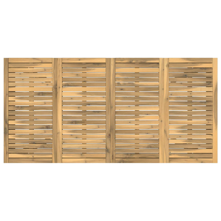 Havemiddagstabel Hvid 180 x 88,5 x 75 cm Massivt Akacietræ