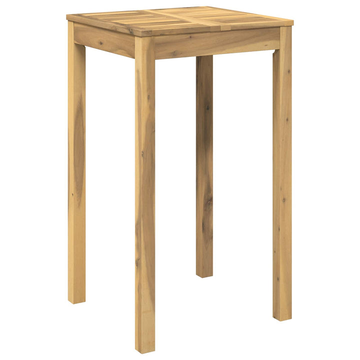 Have Bar Bord Hvid 60 x 60,5 x 105 cm Massivt Akacietræ