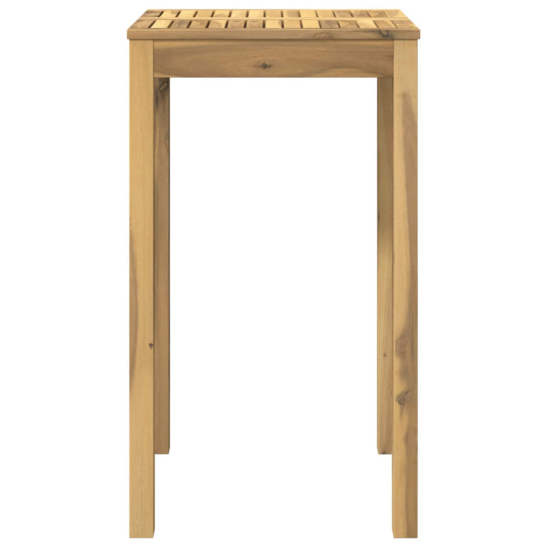 Have Bar Bord Hvid 60 x 60,5 x 105 cm Massivt Akacietræ
