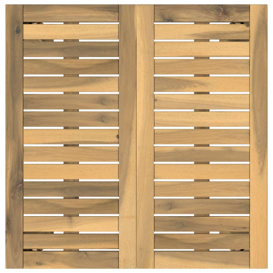 Have Bar Bord Hvid 60 x 60,5 x 105 cm Massivt Akacietræ