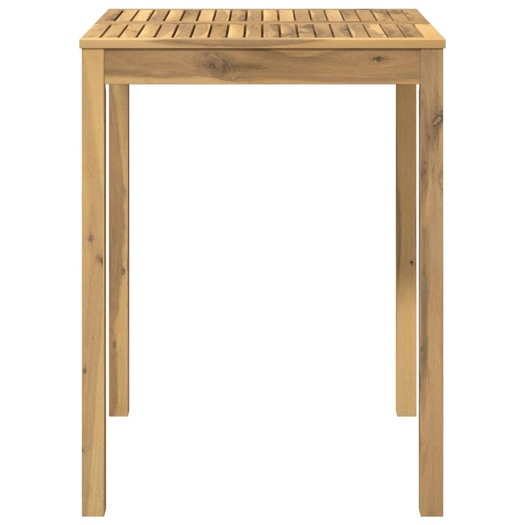 Have Bar Bord Hvid 80 x 80,5 x 105 cm Massivt Akacietræ