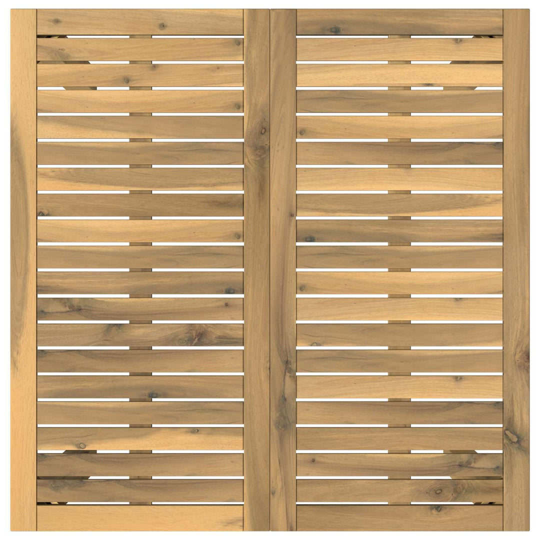 Have Bar Bord Hvid 80 x 80,5 x 105 cm Massivt Akacietræ