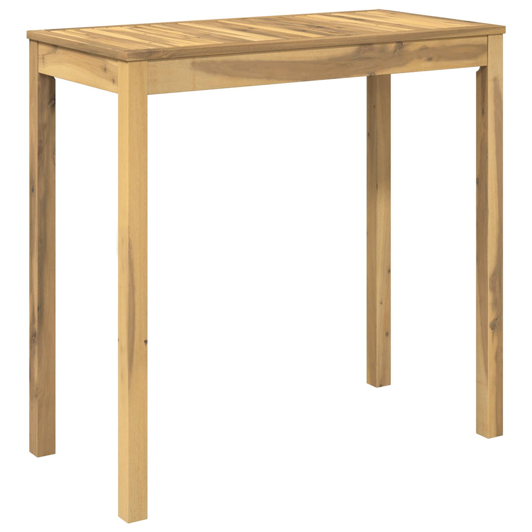 Have Bar Bord Hvid 108,5 x 55 x 105 cm Massivt Akacietræ
