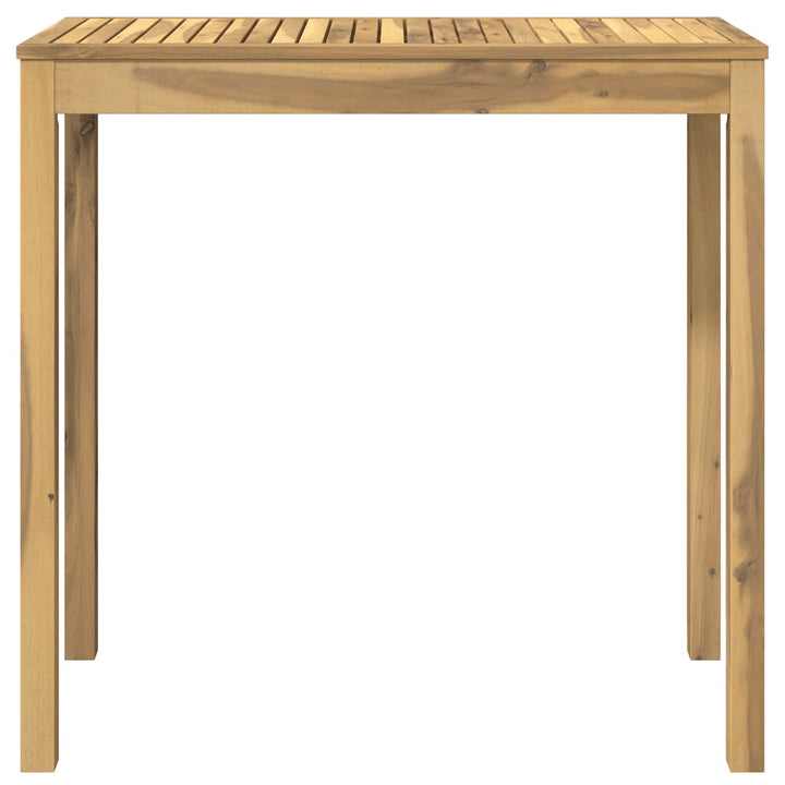 Have Bar Bord Hvid 108,5 x 55 x 105 cm Massivt Akacietræ