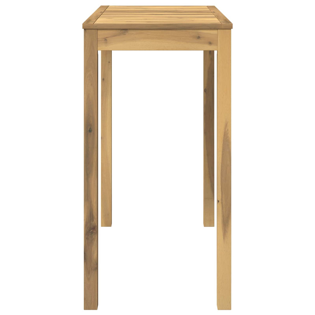 Have Bar Bord Hvid 108,5 x 55 x 105 cm Massivt Akacietræ