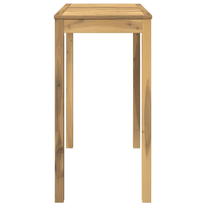 Have Bar Bord Hvid 108,5 x 55 x 105 cm Massivt Akacietræ