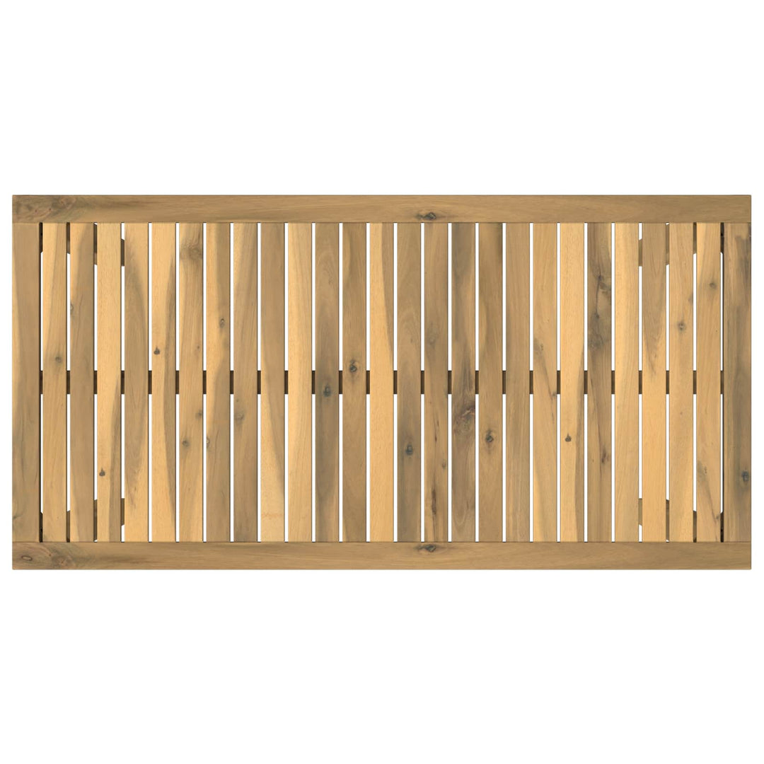 Have Bar Bord Hvid 108,5 x 55 x 105 cm Massivt Akacietræ