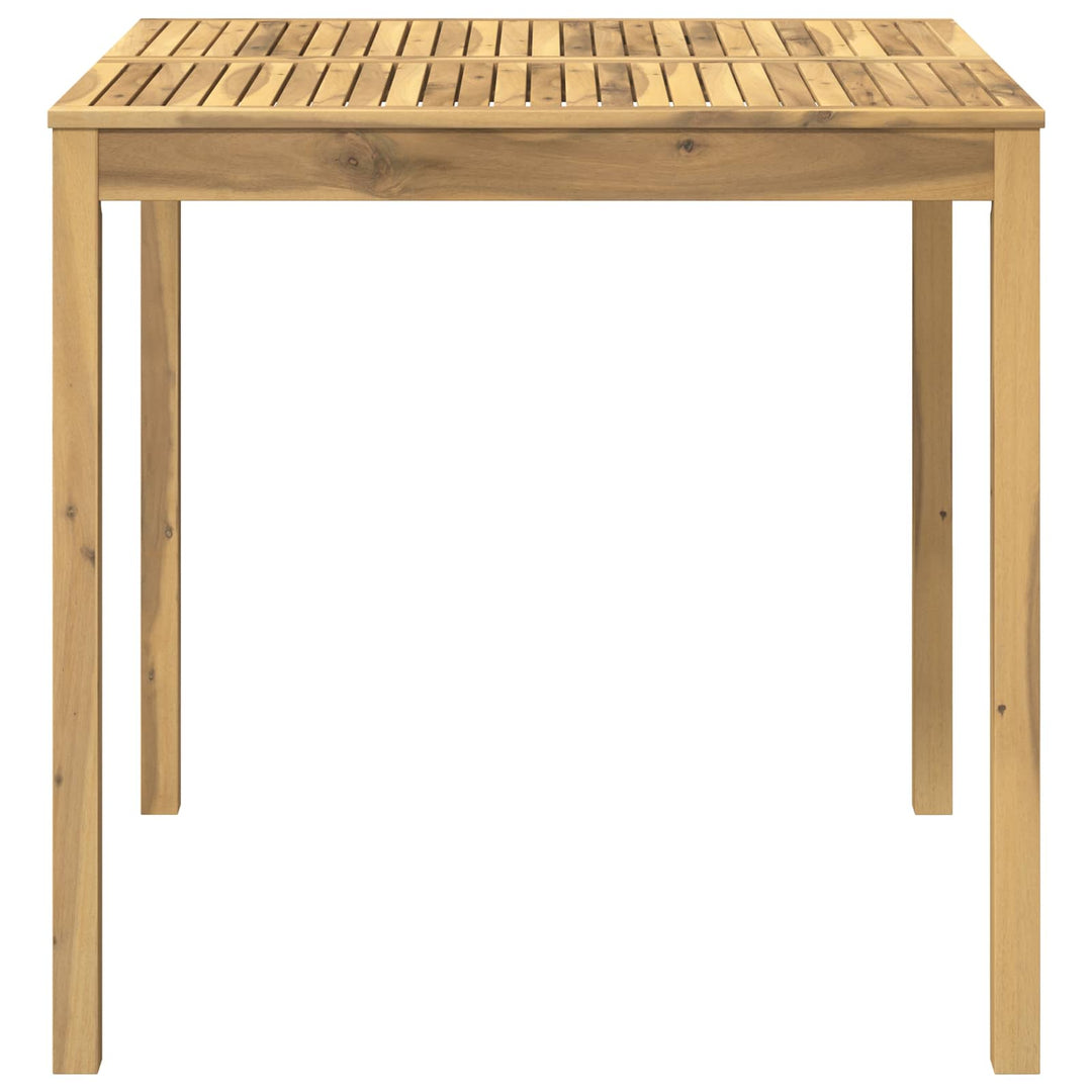 Have Bar Bord Hvid 110 x 108,5 x 105 cm Massivt Akacietræ