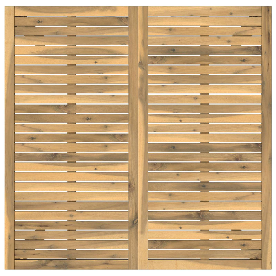 Have Bar Bord Hvid 110 x 108,5 x 105 cm Massivt Akacietræ