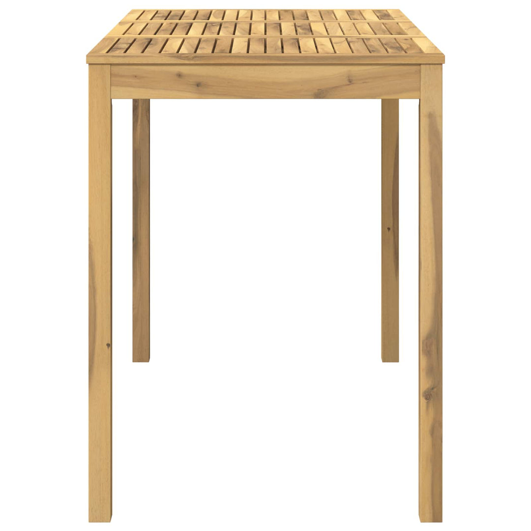 Have Bar Bord Hvid 141 x 80,5 x 105 cm Massivt Akacietræ