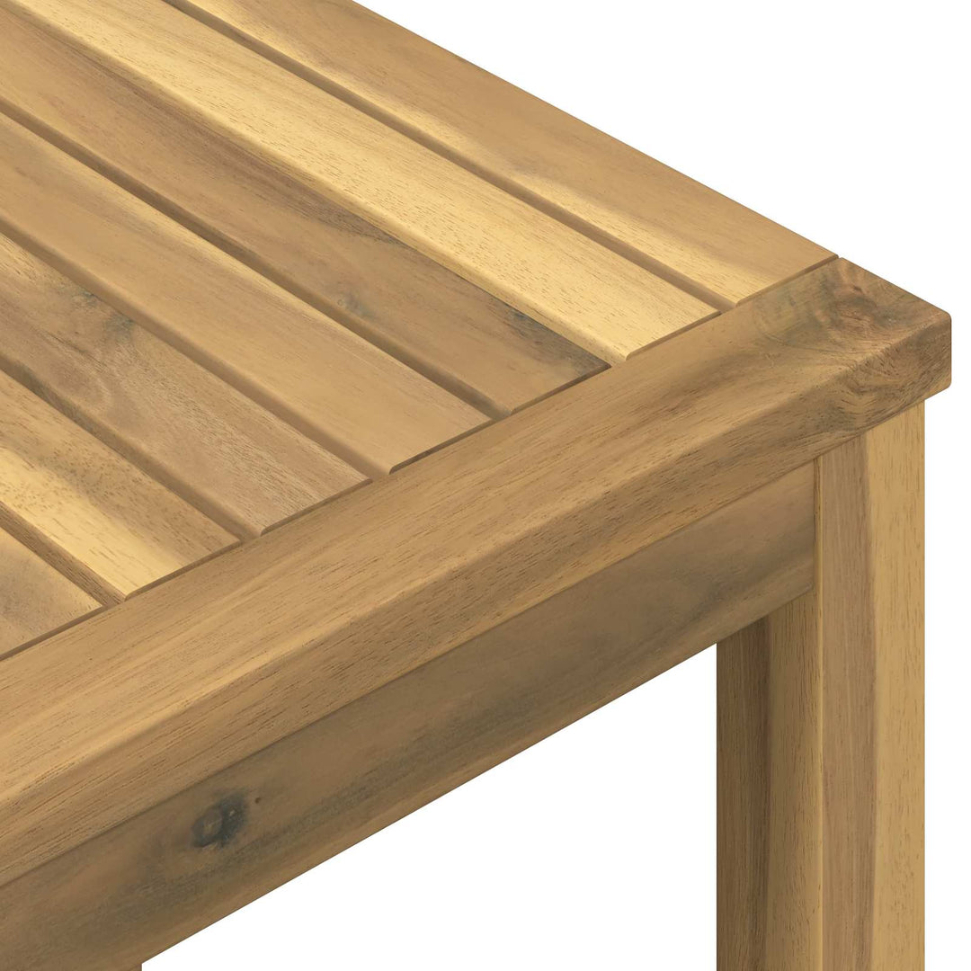 Have Bar Bord Hvid 147 x 88,5 x 105 cm Massivt Akacietræ