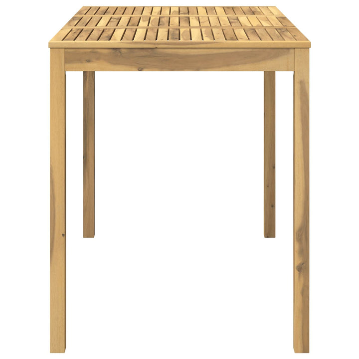 Have Bar Bord Hvid 147 x 88,5 x 105 cm Massivt Akacietræ