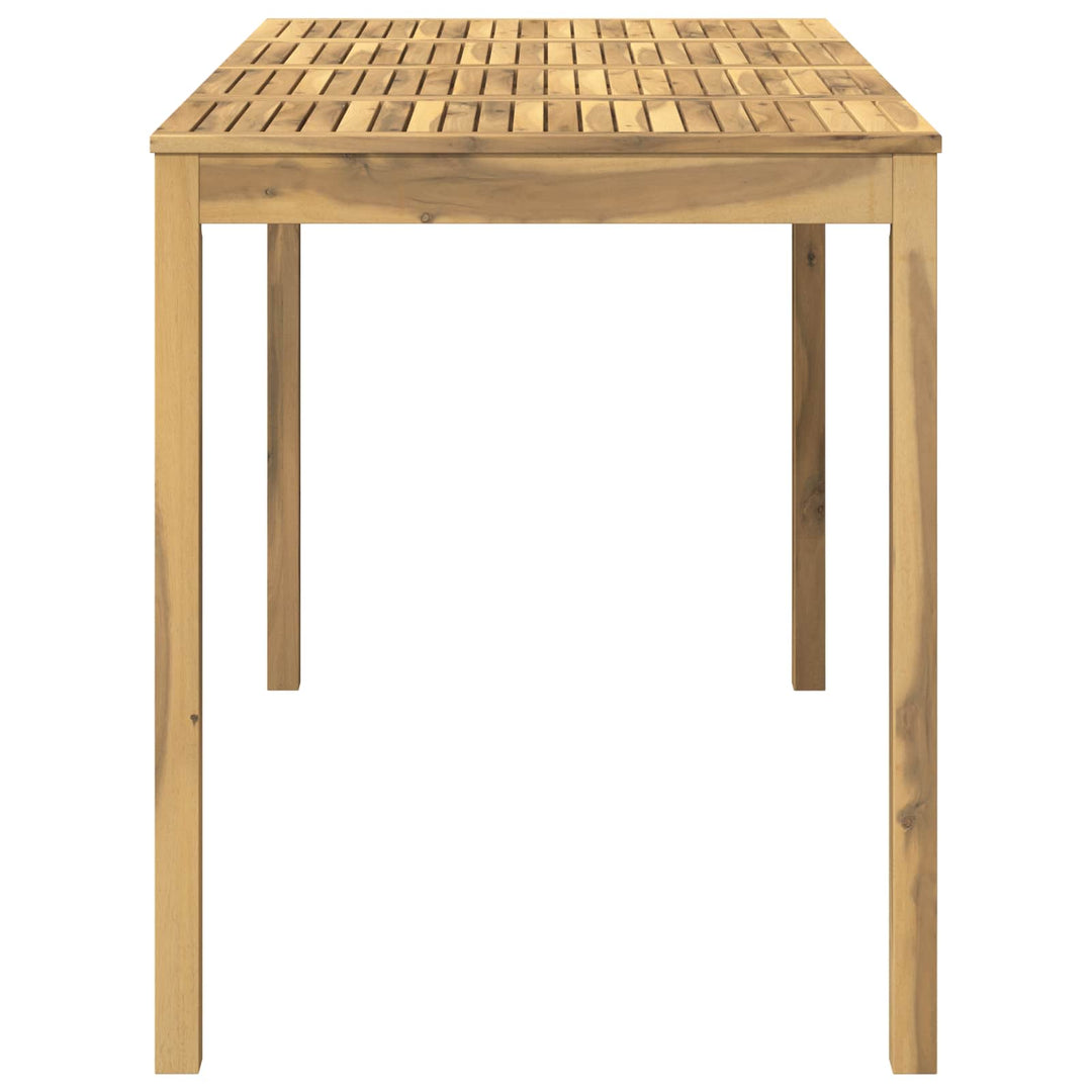 Have Bar Bord Hvid 180 x 88,5 x 105 cm Massivt Akacietræ
