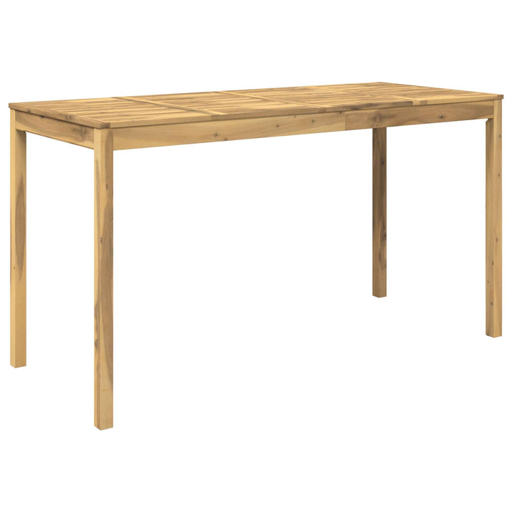 Have Bar Bord Hvid 196 x 80,5 x 105 cm Massivt Akacietræ