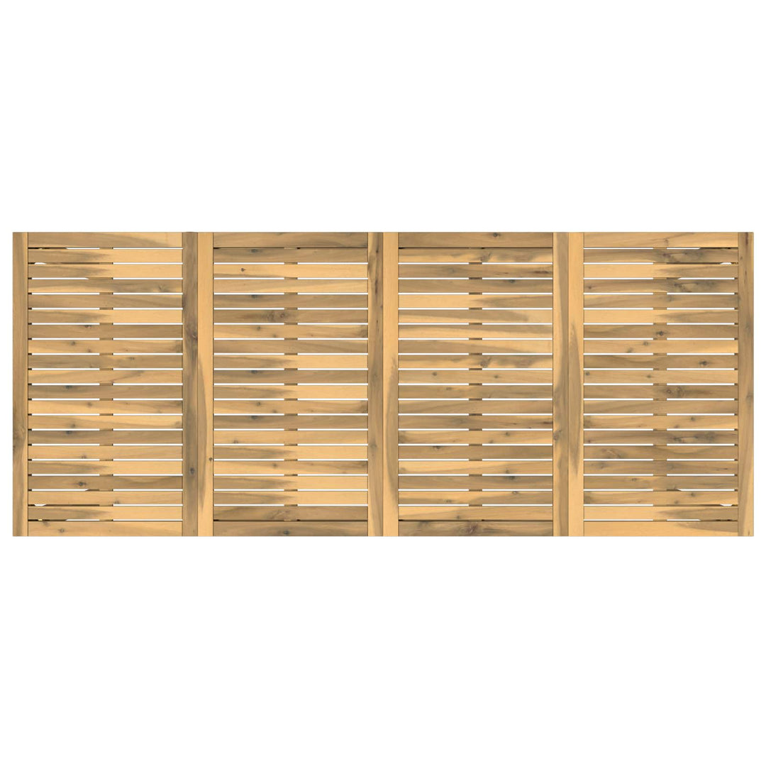 Have Bar Bord Hvid 196 x 80,5 x 105 cm Massivt Akacietræ