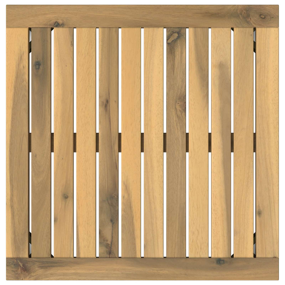 Sofabord Hvid 50 x 48,5 x 36 cm Massivt Akacietræ