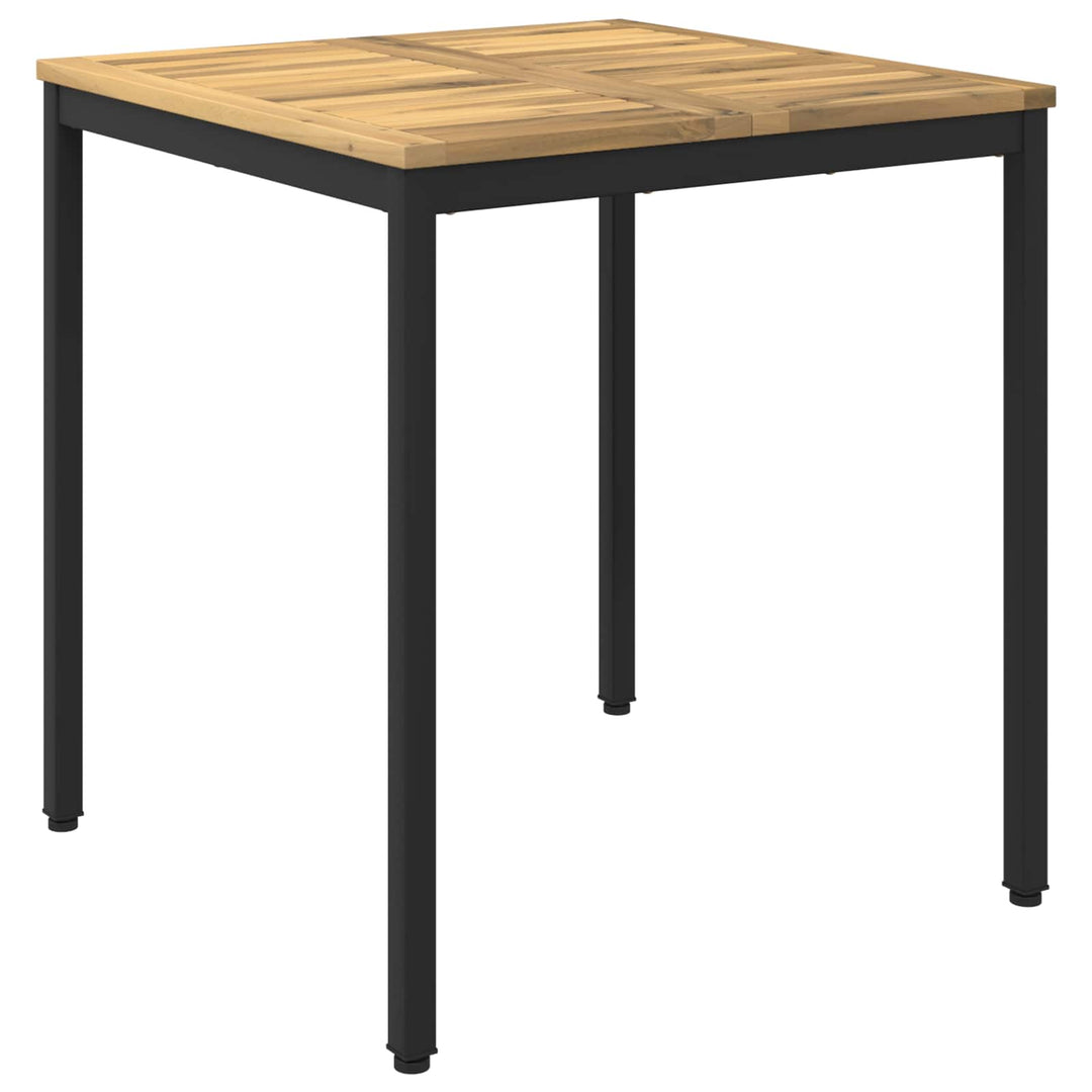 Havemiddagstabel Hvid og sort 70 x 68,5 x 75 cm