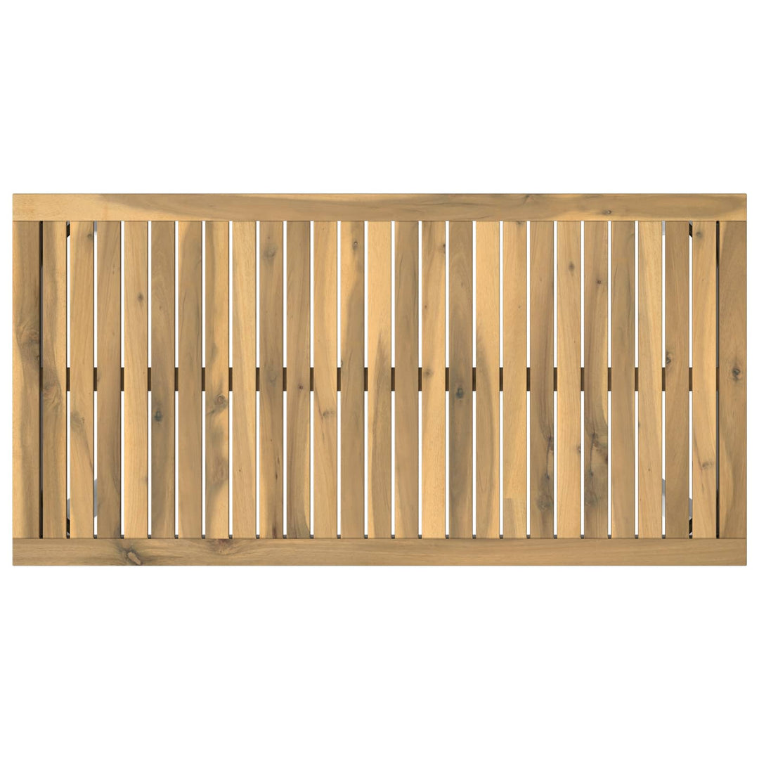 Have Bar Bord Hvid 108,5 x 55 x 105 cm Massivt Akacietræ