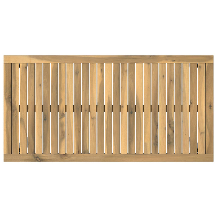 Have Bar Bord Hvid 108,5 x 55 x 105 cm Massivt Akacietræ