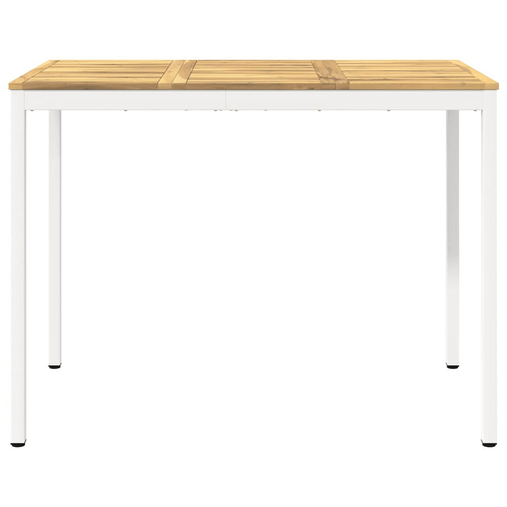 Have Bar Bord Hvid 141 x 80,5 x 105 cm Massivt Akacietræ