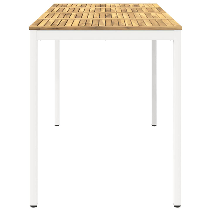 Have Bar Bord Hvid 180 x 88,5 x 105 cm Massivt Akacietræ