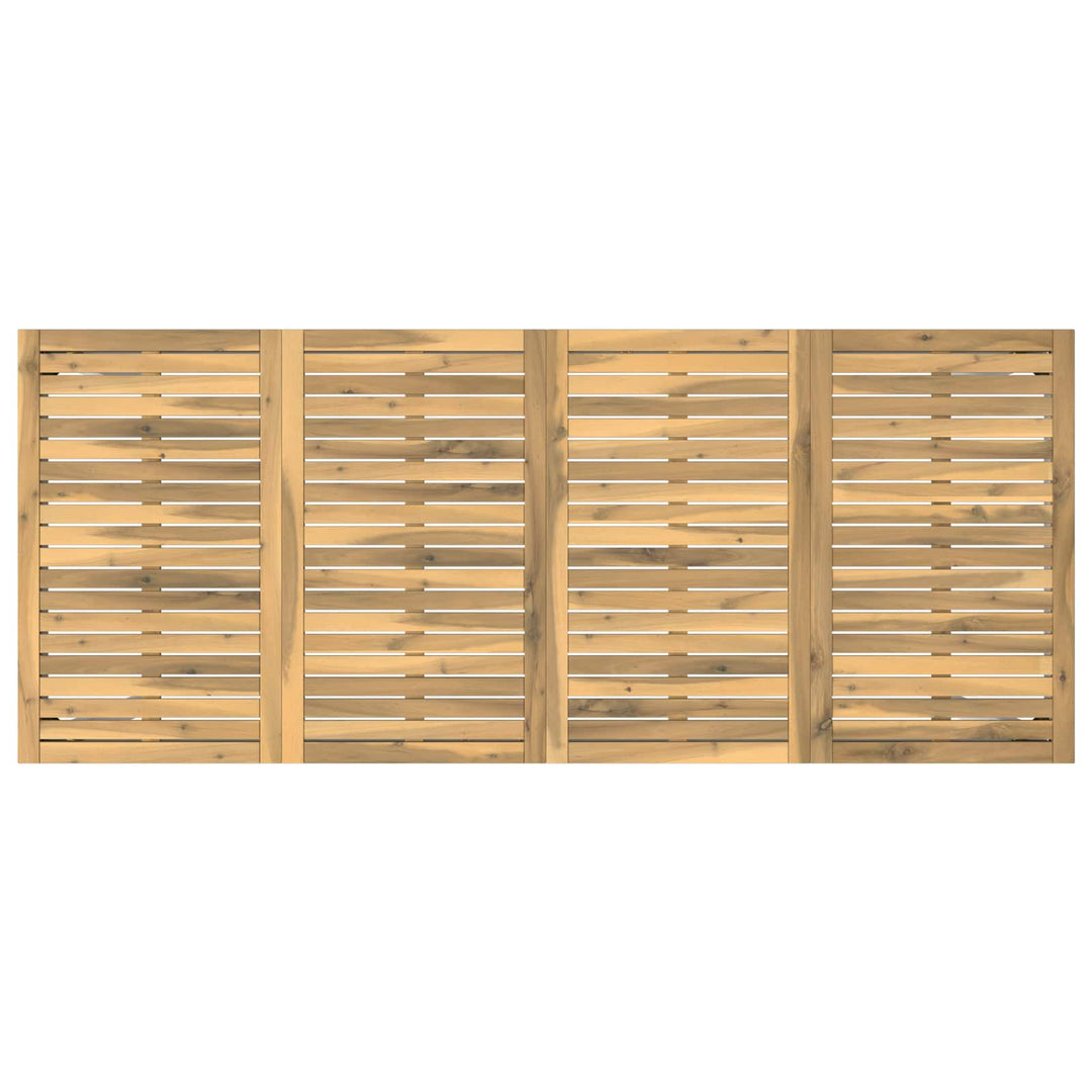 Have Bar Bord Hvid 196 x 80,5 x 105 cm Massivt Akacietræ