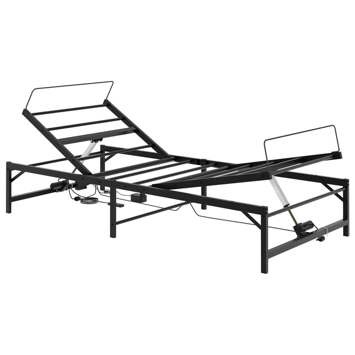 Elektrisk Justerbar Sengetramme Sort 100 x 200 cm Stål