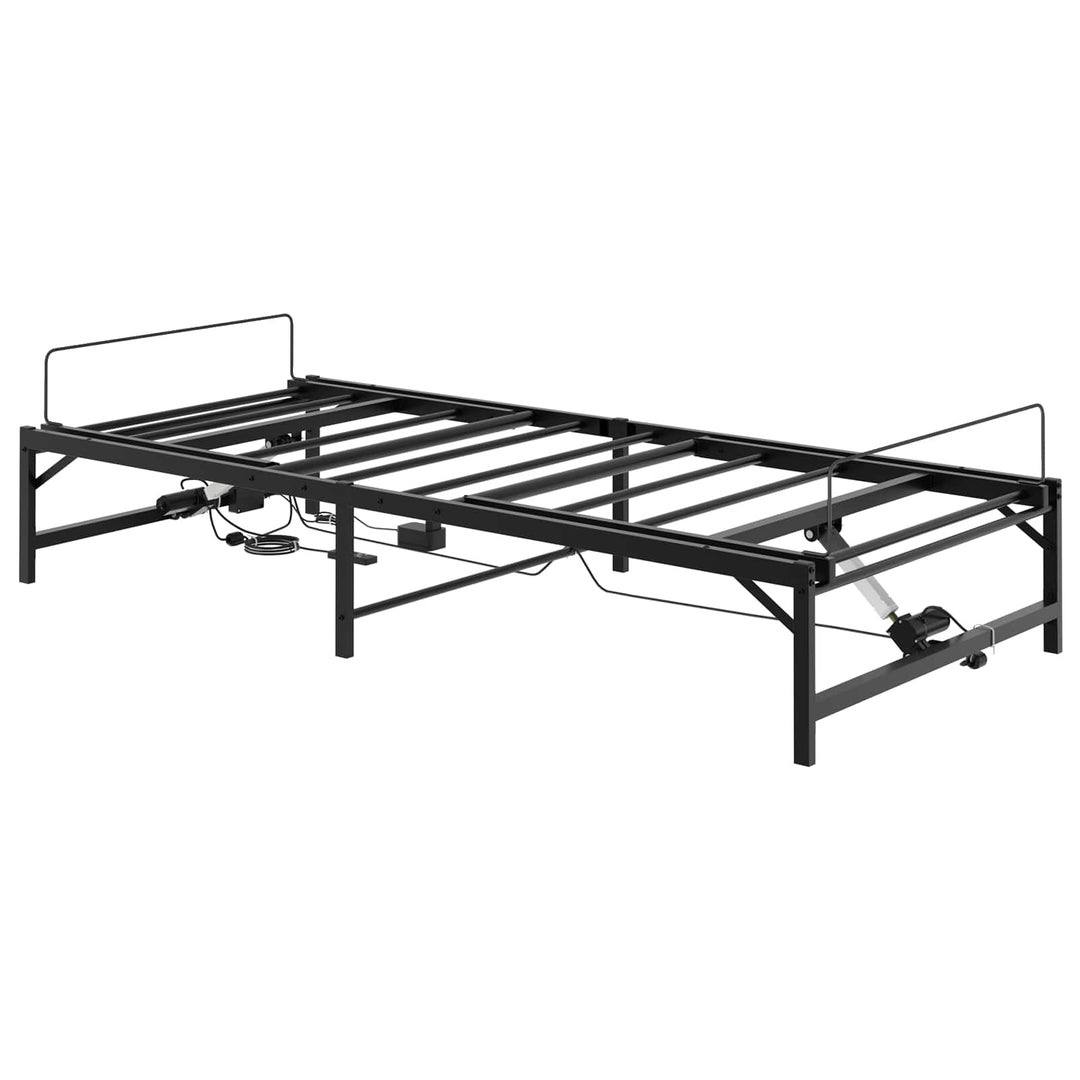 Elektrisk Justerbar Sengetramme Sort 107 x 203 cm Stål