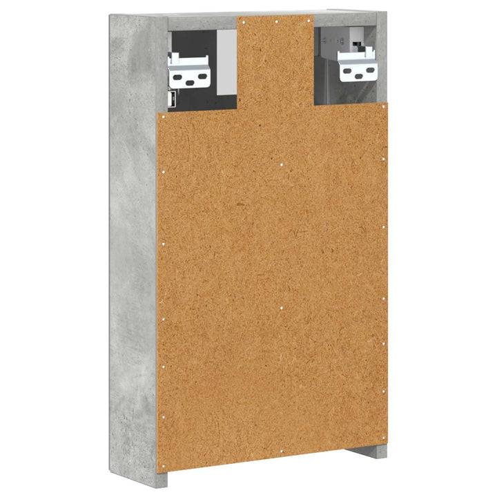 Badeværelsesspejlskab Beton Grå 30 x 10,5 x 50 cm