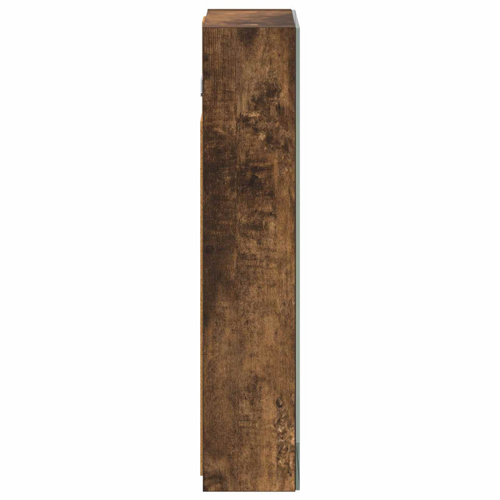 Badeværelsesspejlskab med hylde Røget eg 30 x 10,5 x 50 cm