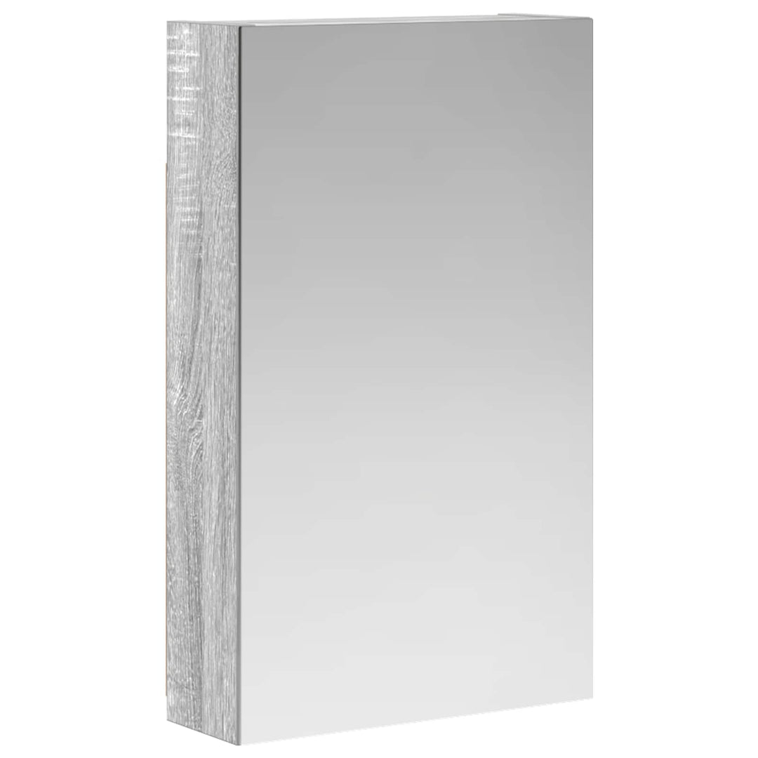 Badeværelsesspejlskab med hylde Grå Sonoma 30 x 10,5 x 50 cm