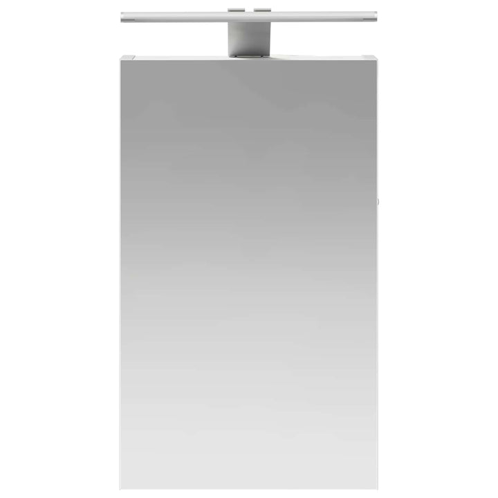 Badeværelsesspejlskab Hvid 30 x 10,5 x 50 cm Konstrueret træ