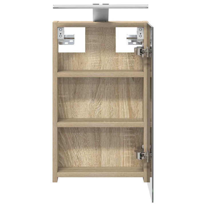 Badeværelsesspejlskab Sonoma eg 30 x 10,5 x 50 cm