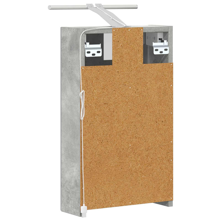 Badeværelsesspejlskab Beton Grå 30 x 10,5 x 50 cm