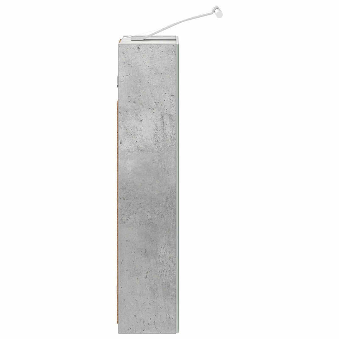 Badeværelsesspejlskab Beton Grå 30 x 10,5 x 50 cm