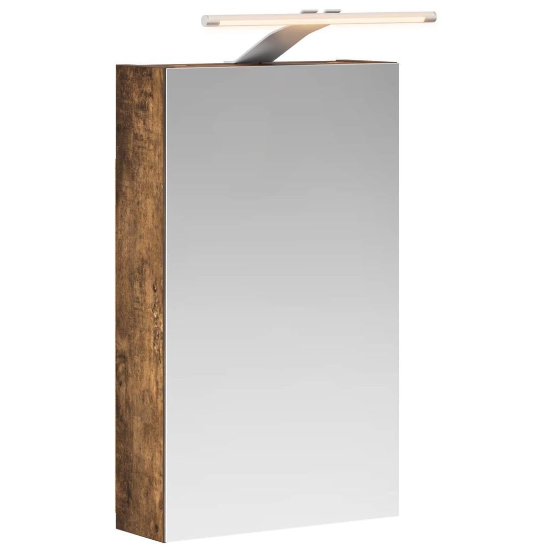 Badeværelsesspejlskab Røget eg 30 x 10,5 x 50 cm