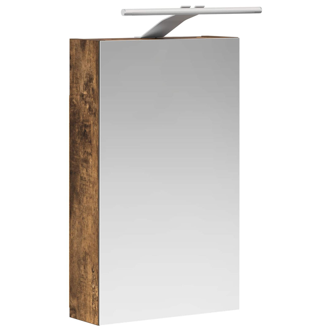 Badeværelsesspejlskab Røget eg 30 x 10,5 x 50 cm