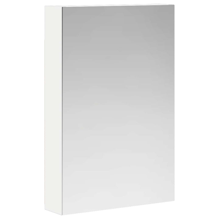 Badeværelsesspejlskab Hvid 40 x 10,5 x 60,5 cm Konstrueret træ