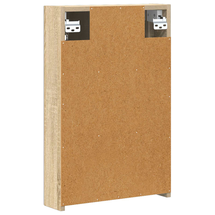 Badeværelsesspejlskab med hylde Sonoma eg 40 x 10,5 x 60,5 cm