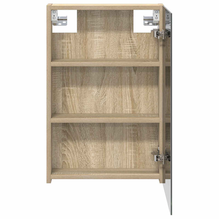 Badeværelsesspejlskab med hylde Sonoma eg 40 x 10,5 x 60,5 cm