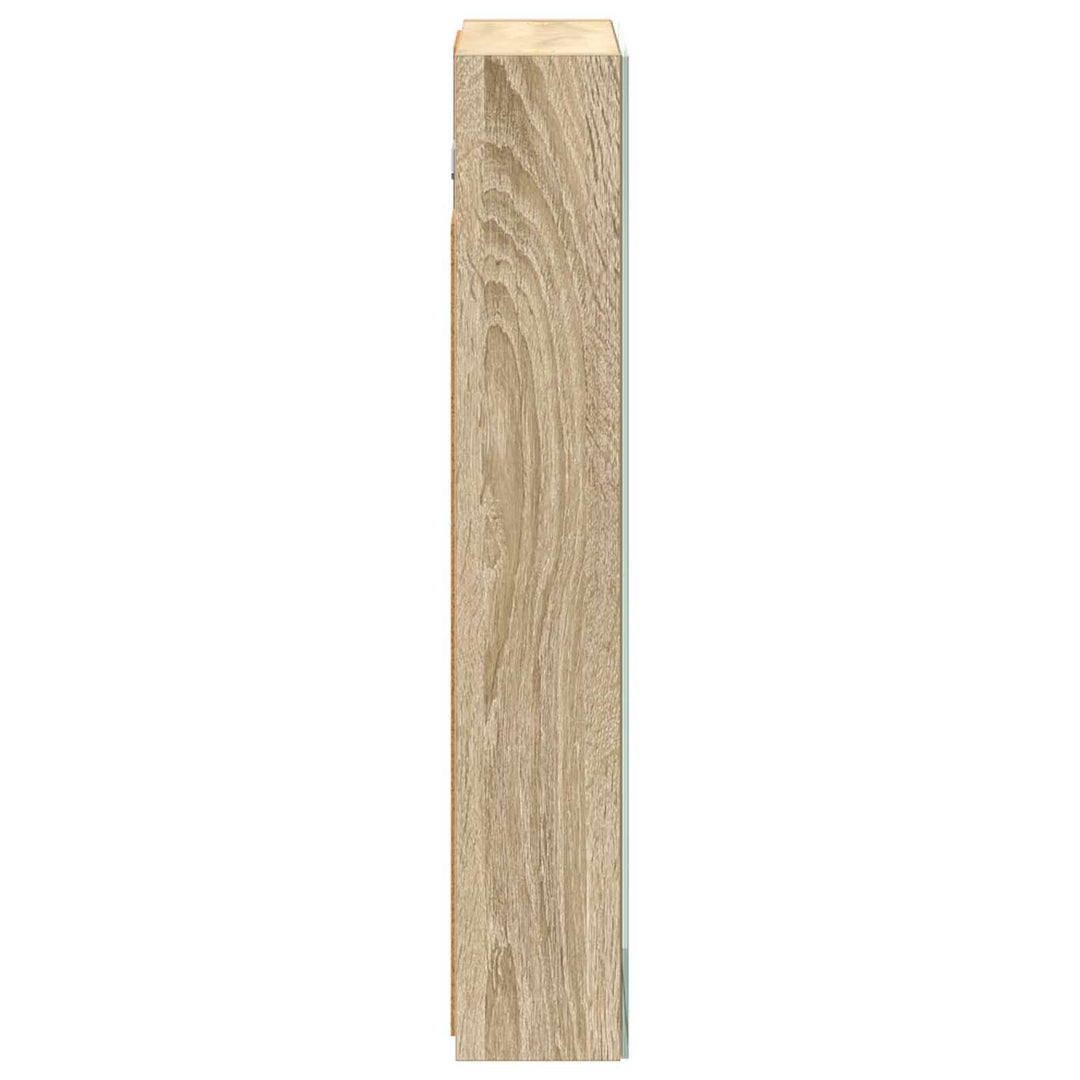 Badeværelsesspejlskab med hylde Sonoma eg 40 x 10,5 x 60,5 cm