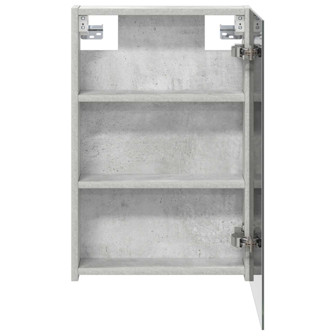 Badeværelsesspejlskab med hylde Beton Grå 40 x 10,5 x 60,5 cm
