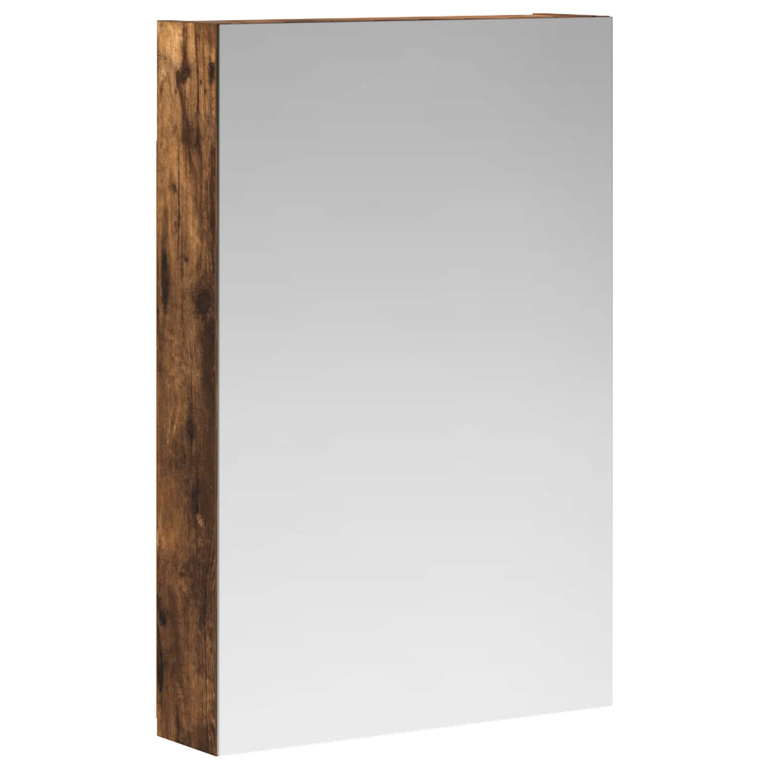 Badeværelsesspejlskab med hylde Røget eg 40 x 10,5 x 60,5 cm