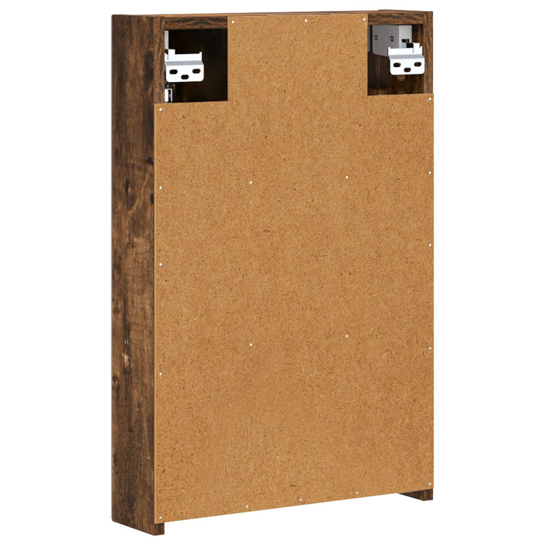 Badeværelsesspejlskab med hylde Røget eg 40 x 10,5 x 60,5 cm
