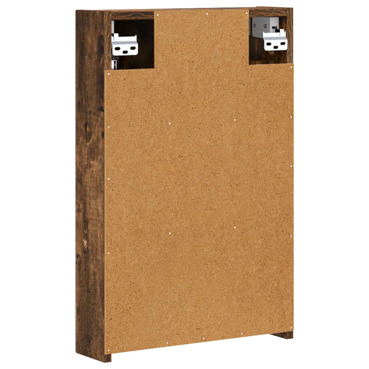 Badeværelsesspejlskab med hylde Røget eg 40 x 10,5 x 60,5 cm
